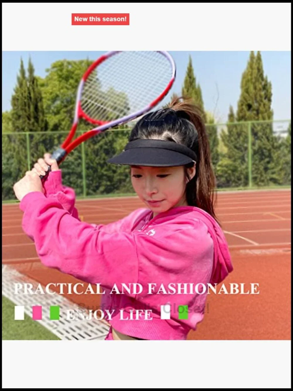 2 Pack Clip On Wide Brim Sun Visor Hats Outdoor Sports Golf Tennis